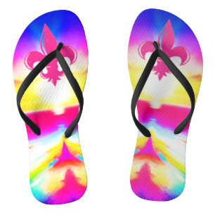 Psychedelischer Untersetzer Flip Flops
