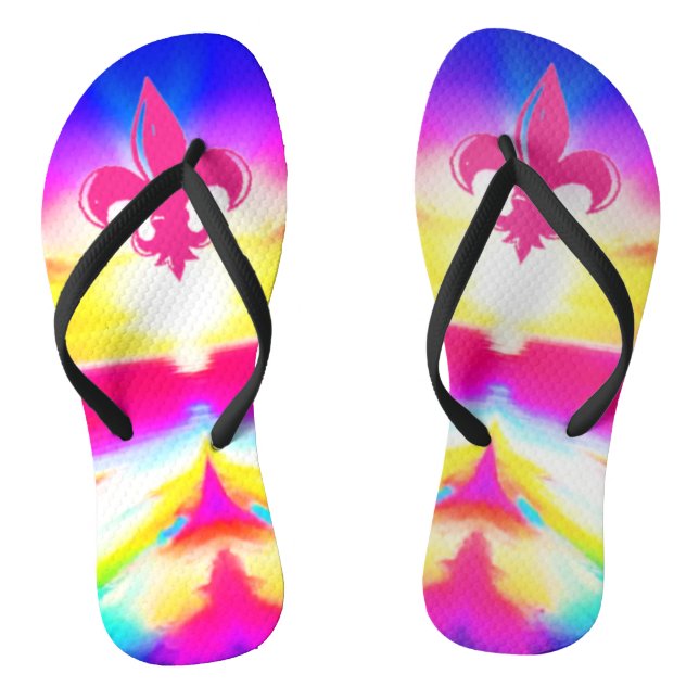 Psychedelischer Untersetzer Flip Flops (Fußbett)