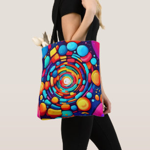 Psychedelischer Vortex der Farbe
