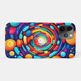 Psychedelischer Vortex der Farbe Case-Mate iPhone Hülle
