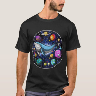 Psychedelischer Wal T-Shirt