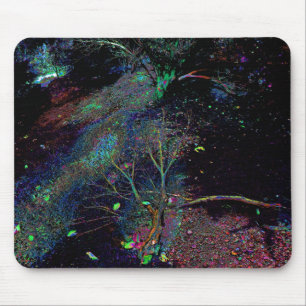 Psychedelischer Wald.... Mousepad