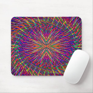 Psychedelischer wirbelnder Stern...... Mousepad