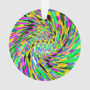 Psychedelischer Wirbelsturm Ornament