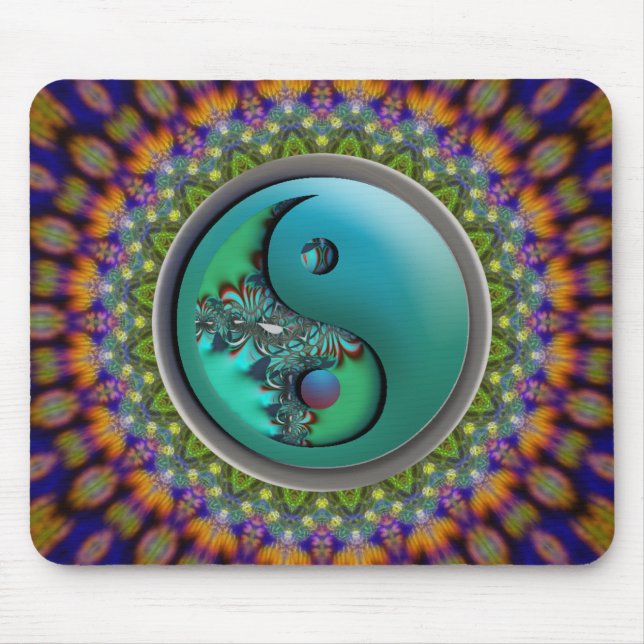 Psychedelischer Zen Mousepad (Vorne)