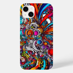 Psychedelisches Abstract Design Case-Mate iPhone 14 Plus Hülle