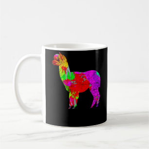 Psychedelisches Alpaka in Not Kaffeetasse