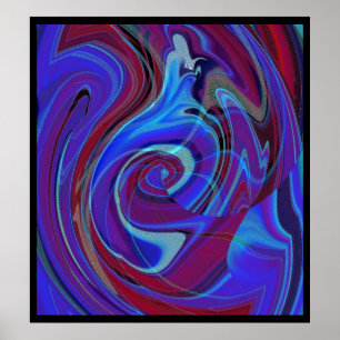 Psychedelisches American Pheasant Poster