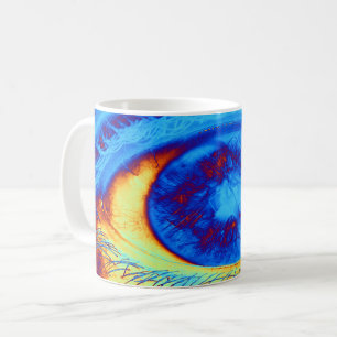 Psychedelisches Auge Kaffeetasse