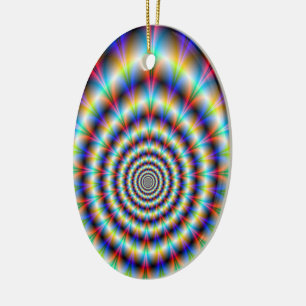 Psychedelisches Auge Keramik Ornament