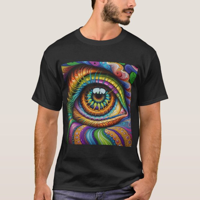 Psychedelisches Auge T-Shirt (Vorderseite)