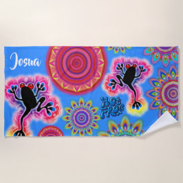 Psychedelisches Badetuch-heißes Strandtuch