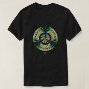 Psychedelisches Bio-Hazard-Symbol (oder was auch i T-Shirt