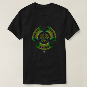 Psychedelisches Biohazard-Symbol (oder was auch im T-Shirt
