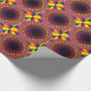 Psychedelisches Chakras Packpapier