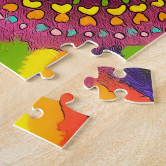 Psychedelisches Chakras Puzzlespiel Puzzle