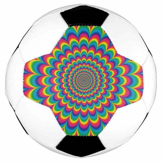 Psychedelisches Design Fußball (Vorderseite)
