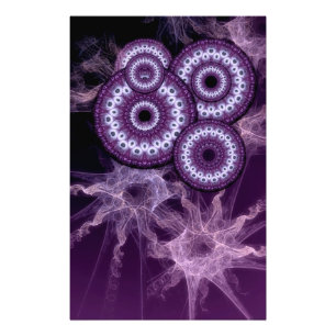 Psychedelisches Doorways Lila Fantasy Foto