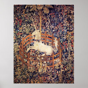 Psychedelisches Einhorn Poster