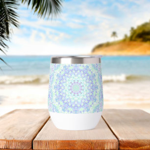 Psychedelisches Farbige Pastell Ornament Hippie-Ma