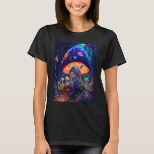 Psychedelisches Feenwesen im Pilzwald T-Shirt