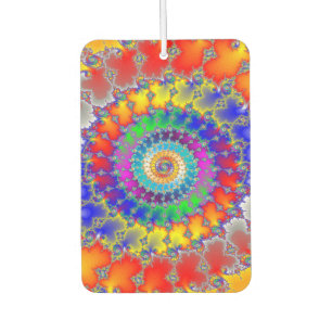 Psychedelisches Fraktal Autolufterfrischer