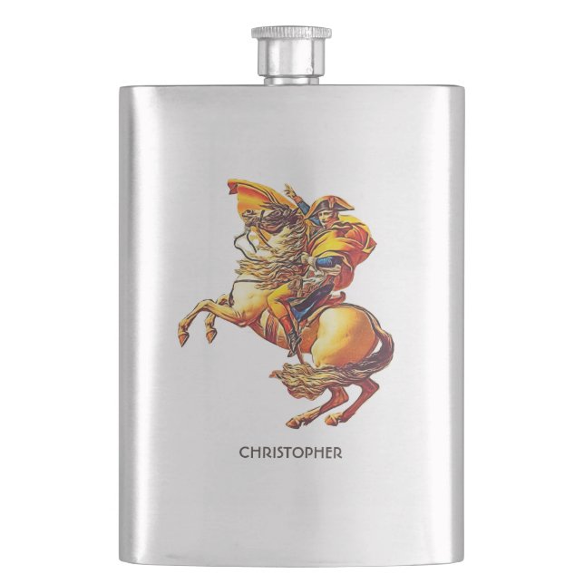 Psychedelisches Fraktal berühmter Napoleon durch Flachmann (Vorderseite)