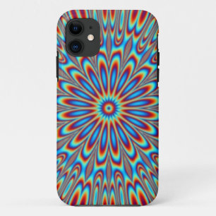 Psychedelisches Fraktal iPhone 11 Hülle