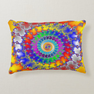 Psychedelisches Fraktal Dekokissen