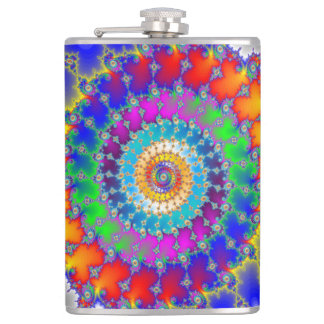 Psychedelisches Fraktal Flachmann