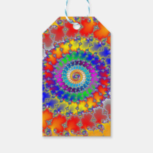 Psychedelisches Fraktal Geschenkanhänger