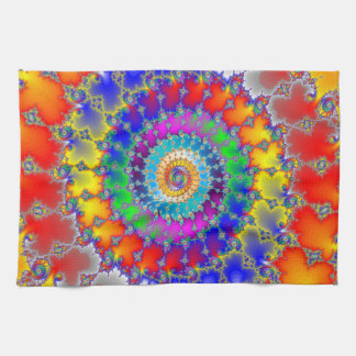 Psychedelisches Fraktal Geschirrtuch