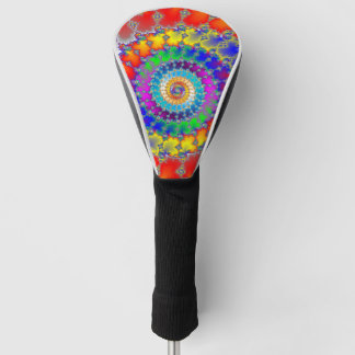 Psychedelisches Fraktal Golf Headcover