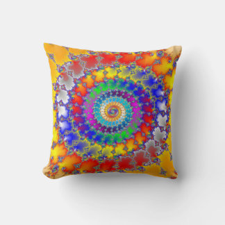 Psychedelisches Fraktal Kissen