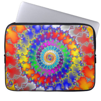 Psychedelisches Fraktal Laptopschutzhülle