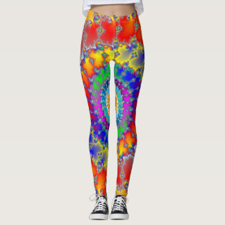 Psychedelisches Fraktal Leggings