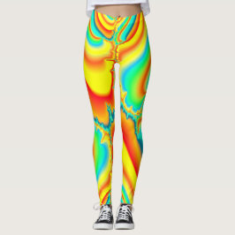 Psychedelisches Fraktal Leggings