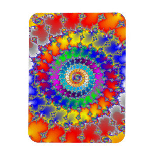 Psychedelisches Fraktal Magnet