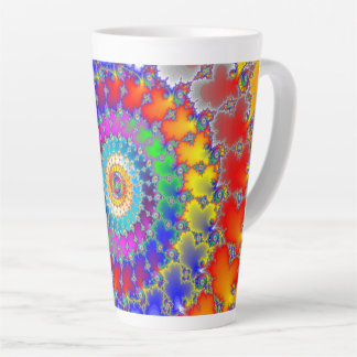 Psychedelisches Fraktal Milchtasse