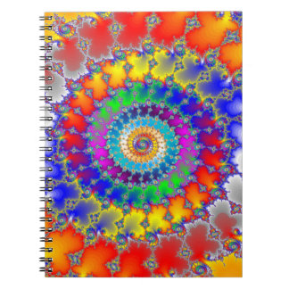 Psychedelisches Fraktal Notizblock