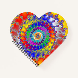 Psychedelisches Fraktal Notizbuch