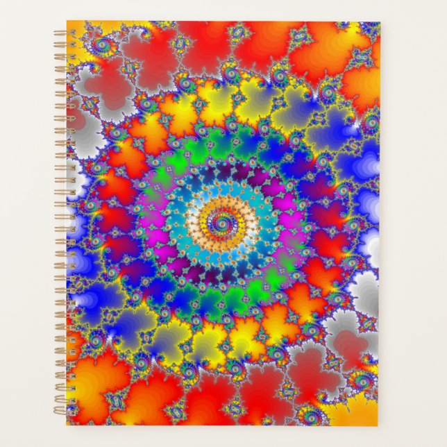 Psychedelisches Fraktal Planer (Vorderseite)