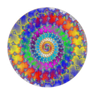 Psychedelisches Fraktal Schneidebrett