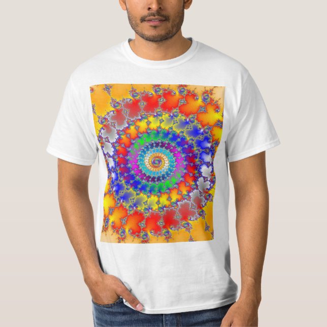 Psychedelisches Fraktal T-Shirt (Vorderseite)
