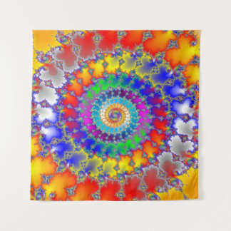 Psychedelisches Fraktal Wandteppich