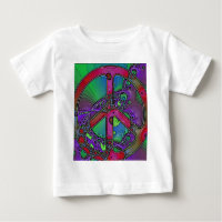 psychedelisches Friedenszeichen
