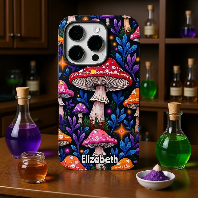 "Psychedelisches Fungi-Muster iPhone Hülle (Von Creator hochgeladen)