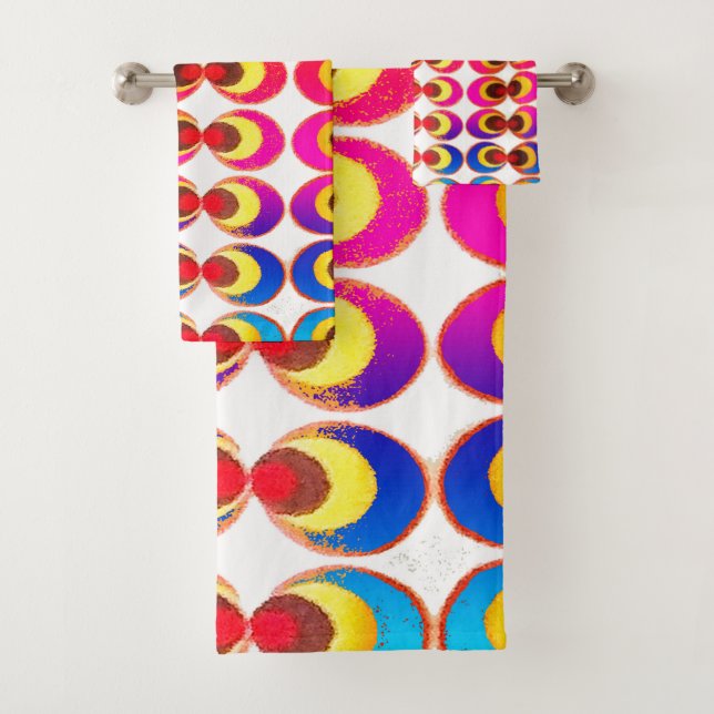 Psychedelisches Gewebe Badhandtuch Set (Insitu)