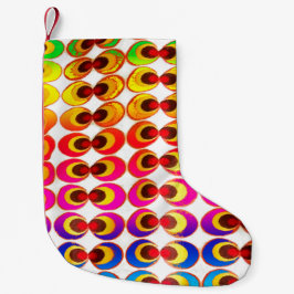 Psychedelisches Gewebe Kleiner Weihnachtsstrumpf