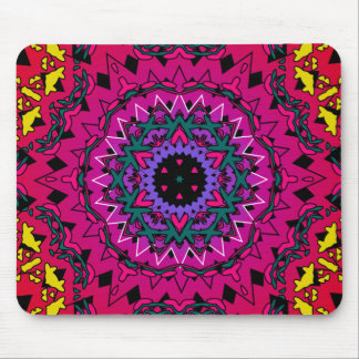 Psychedelisches Kaleidoskop-Artwork:Mousepad Mousepad